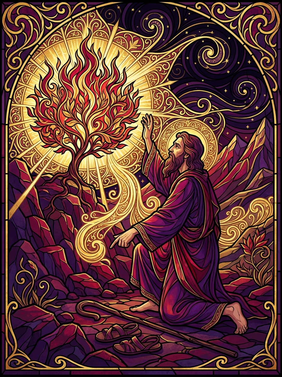 The Magician — Moses at the Burning Bush